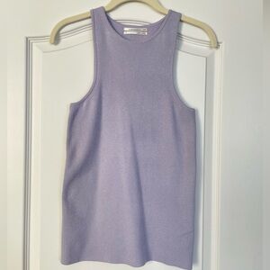 Anthropologie Knit Tank Top in Lavender Size M
